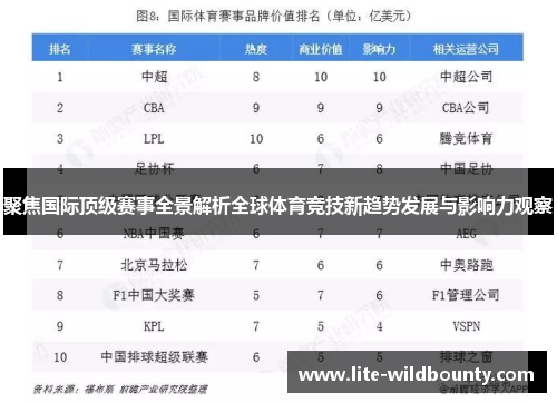 聚焦国际顶级赛事全景解析全球体育竞技新趋势发展与影响力观察 聚焦国际顶级赛事全景解析全球体育竞技新趋势发展与影响力观察